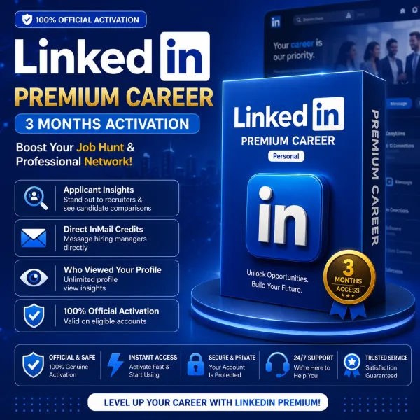 LinkedIn Premium Career – 3 Months